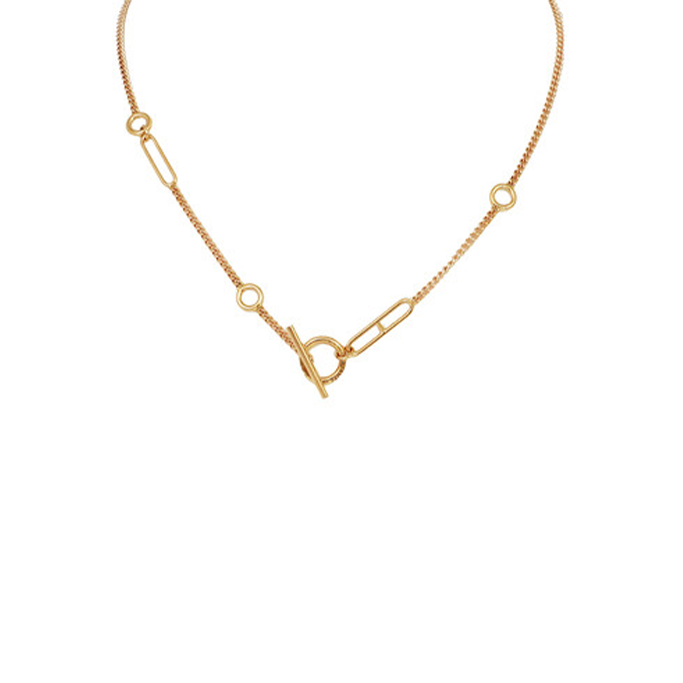 H**mes pig nose necklace